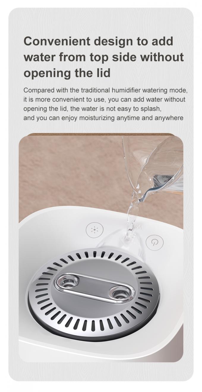 HOMEFISH 2000ml/2L комнатный увлажнитель H2O Увлажнитель воздуха 4000mah 11