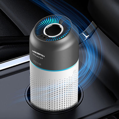 Хорошая цена HOMEFISH PM2.5 TVOC сенсор Автомобильный очиститель воздуха с гестальным управлением фильтром Hepa онлайн