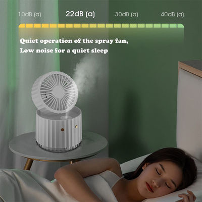 USB Desktop Rechargeable Fan Увлажняющий туман Складный и портативный охлаждающий вентилятор
