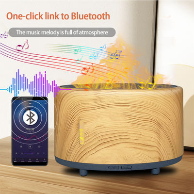Хорошая цена Увлажнитель спокойного пламени Bluetooth Remote LED Ароматерапия 150 мл онлайн