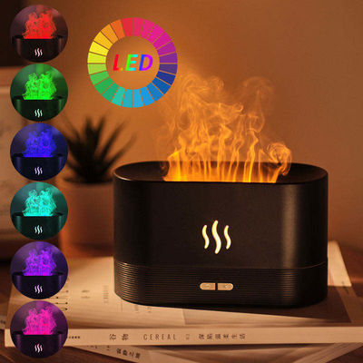 Хорошая цена Новейший горячий продажи Luftbefeuchter 180Ml Красочный аромат RGB Led Диффузер 3d Огненный увлажнитель Ультразвуковой масляный огонь Ароматный диффузер онлайн