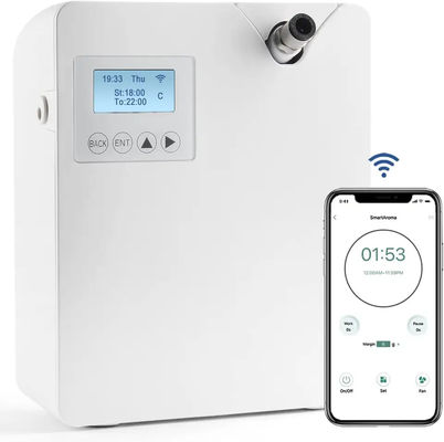 Хорошая цена HVAC ароматный воздушный аппарат дистанционное управление 300ML портативный холодный воздушный небулайзер интеллектуальный ароматный диффузер с Bluetooth онлайн